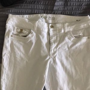 WHBM white jeans